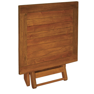 Blue Star Group Terrace Mates Aspen Folding Square Side Table