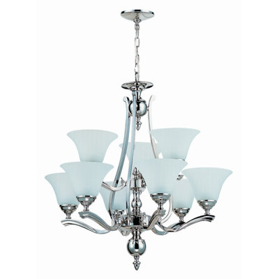 DVI Devonshire 9 Light Up Chandelier