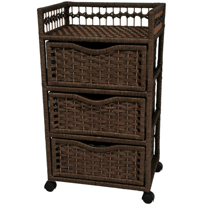 Oriental Furniture 31" Natural Fiber Chest