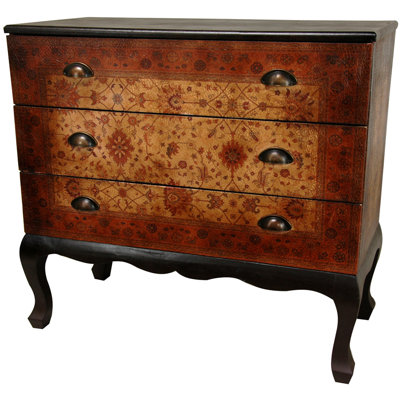 Olde-Worlde Euro Three Drawer Console Table by Oriental Furniture -image