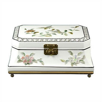 Oriental Furniture Adorlee Asian Jewelry Box