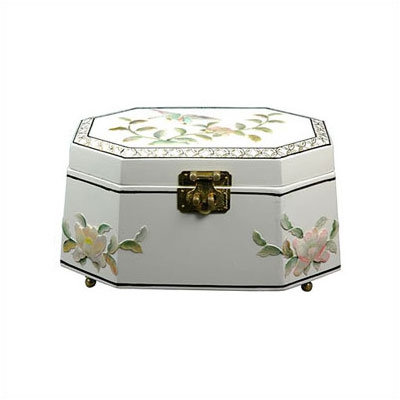 Oriental Furniture Antoinette Asian Jewelry Box