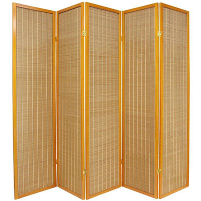 Oriental Furniture Serenity Shoji Screen in Honey