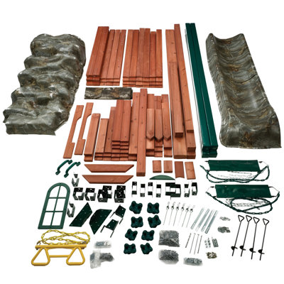 Swing-n-Slide Real Tree Sportsman Wood Complete Play Set