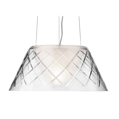 FLOS Romeo Louis II Suspension Lamp in Clear Glass