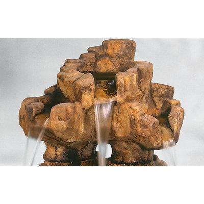 Henri Studio Nature Cast Stone Medium Rock Falls Fountain