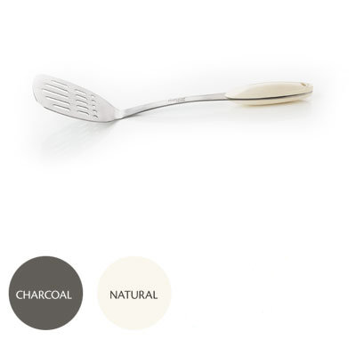 Natural Home Moboo and Stainless Steel Slotted Turner