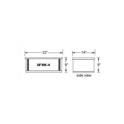 Raxxess Config-u-raxx 4U rack