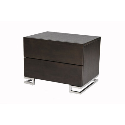 Click To Image : Hunter 2 Drawer Nightstand by Pangea Home Now