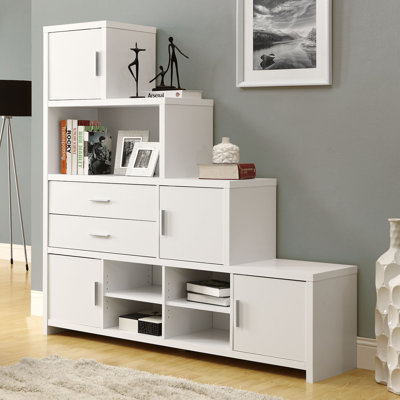 Monarch Specialties Inc. Facing Step Bookcase