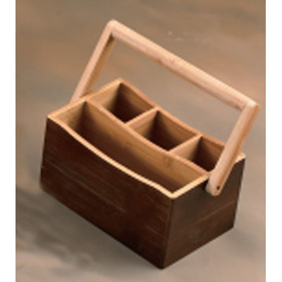 Creative Home Bamboo Utensil Caddy