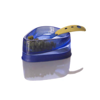 Baby Dipper Bowl, Spoon and Fork Set in Blue