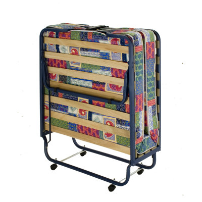 Firenze Twin Folding Bed with Metal Frame and Reversible Memory Foa... by InnerSpace Luxury Products -image