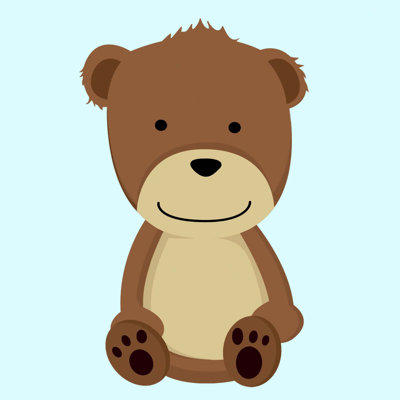Teddy Bear Wall Art Print