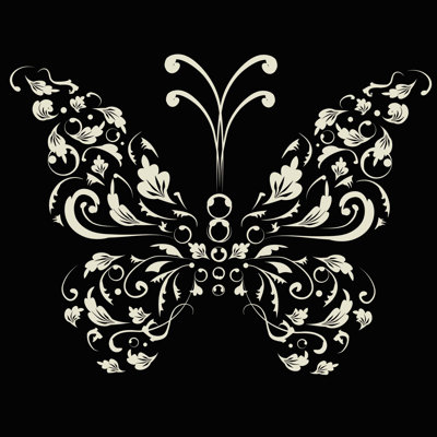 Single Butterfly Wall Art Print