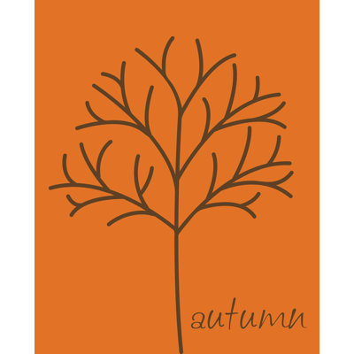 Secretly Designed Autumn Tree Art Print