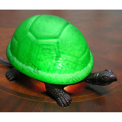 Green Turtle Accent Table Lamp