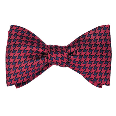 Spunky Stork Houndstooth Bowtie Organic One Piece