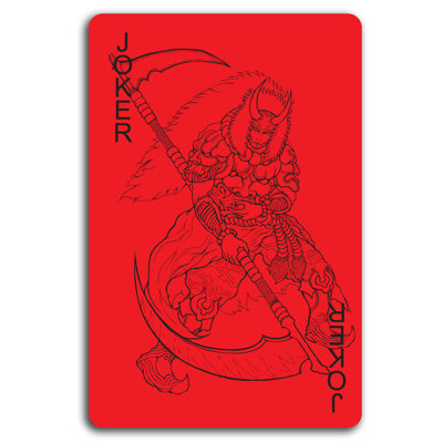 Molla Space, Inc. Red Playing Cards