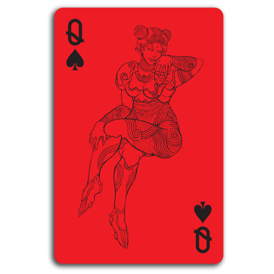 Molla Space, Inc. Red Playing Cards