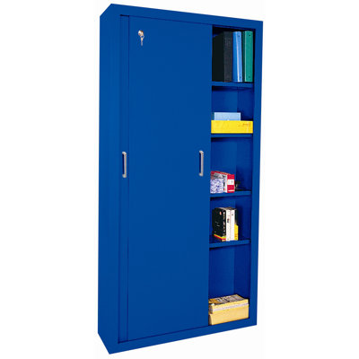Sandusky Cabinets 72" Storage Cabinets with Sliding Door