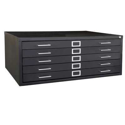 Sandusky Cabinets 10 Drawer Flat File with Open Base