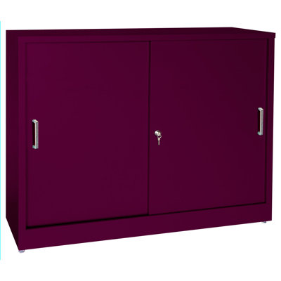 Sandusky Cabinets 29" Storage Cabinets with Sliding Door