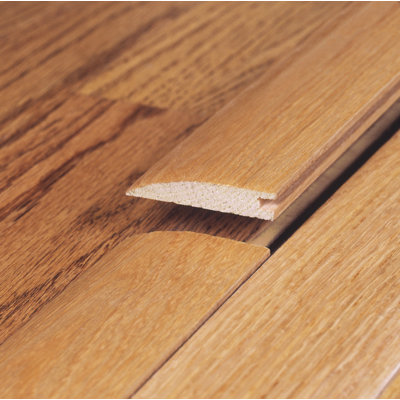 Moldings Online 78" Solid Hardwood Unfinished Cherry Reducer for 3/8" Floors