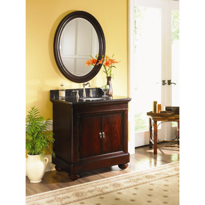 Kaco International 30" Vanity in Merlot without Top