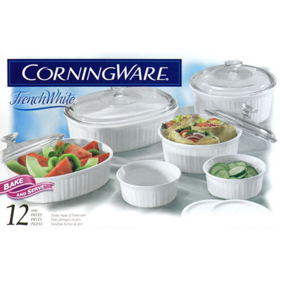 Corningware French White 12 Piece Bake and Serve Set