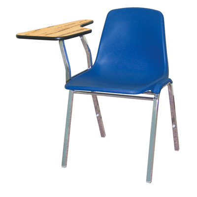 National Public Seating Poly Shell Chair with Optional Tablet Arm