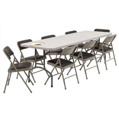 National Public Seating 6' Rectangular Folding Table