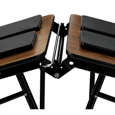 National Public Seating Mobile Cafeteria Bench-Table