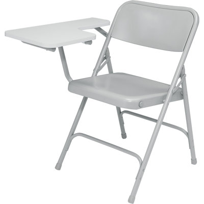 National Public Seating 5200 Series Steel Folding Chair with Tablet Arm