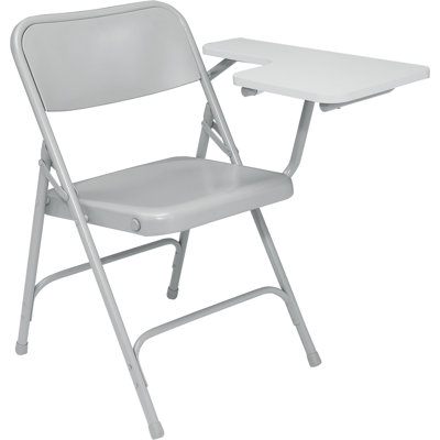 National Public Seating 5200 Series Steel Folding Chair with Tablet Arm