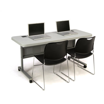 National Public Seating Commercialine Blow Molded Flip N Store Table
