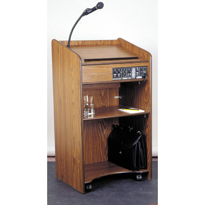 Oklahoma Sound Corporation iscratAristocrat Floor Sound Lectern #6010