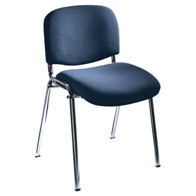 Safco Products Company Visit Upholstered Stacking Chair (Set of 2)