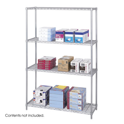Safco Products Company Industrial Wire Starter Unit (48" x 18" Shelves)
