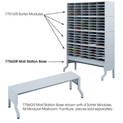 Safco Products Company E-Z Sort Satellite Mail Station