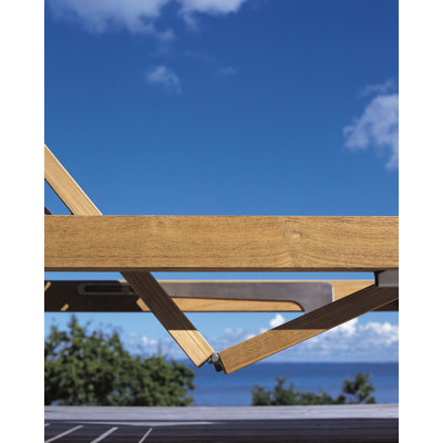 Skagerak Denmark Teak Bark Chaise Lounge