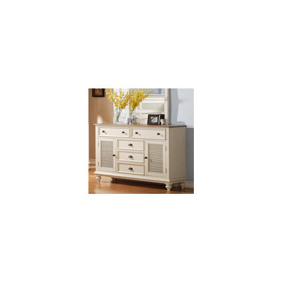 Click To Image : Coventry 6 Drawer Shutter Door Combo Dresser by Riverside Furniture Now
