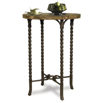 Riverside Furniture Medley 3 Piece Marble Top Pub Table Set in Camden