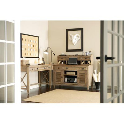 Riverside Furniture Coventry Credenza Desk with Hutch