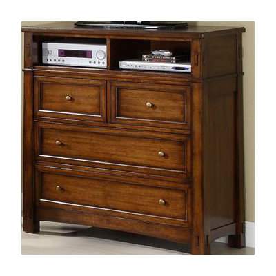 Craftsman Home 4 Drawer Media Chest by Riverside Furniture -image