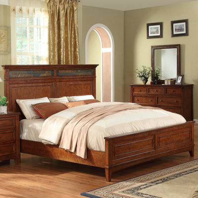 Craftsman Home Panel Bed by Riverside Furniture -image