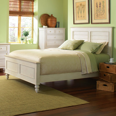 Placid Cove Louver Panel Bed by Riverside Furniture -image