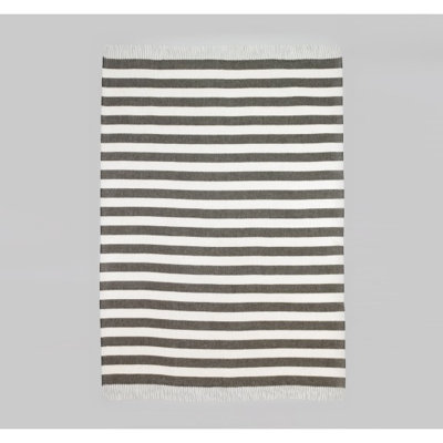 DwellStudio Draper Stripe Major Brown Throw