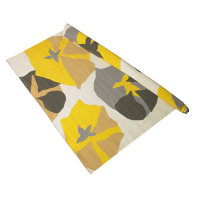 DwellStudio Big Floral Citrine Rug