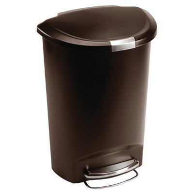 simplehuman 13 Gallon Semi Round Step Trash Can & Reviews ...